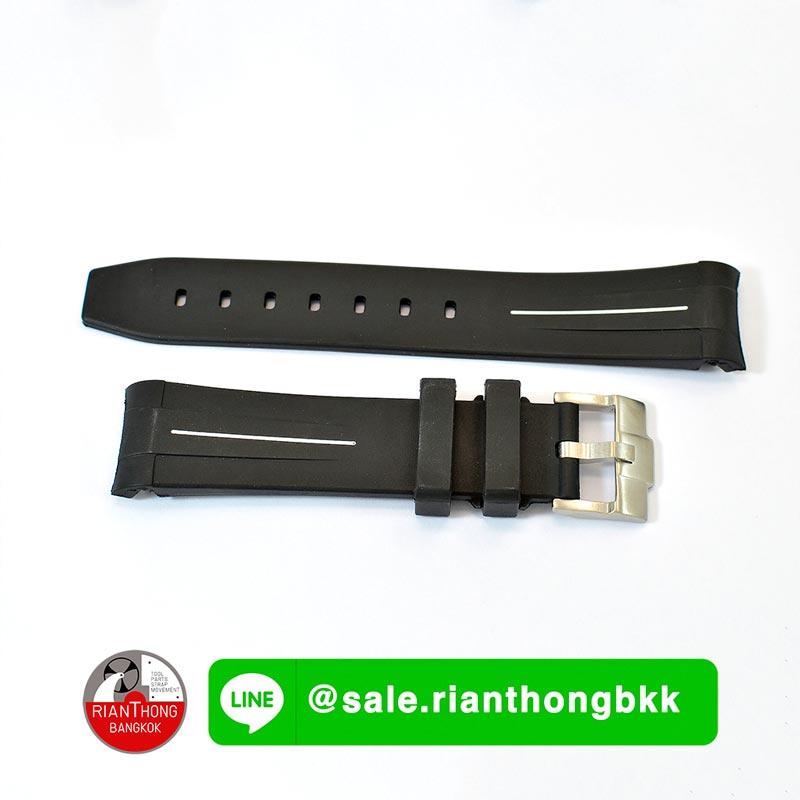 สายนาฬิกายาง Sport Premium Rubber Band สำหรับ Rolex Omega Breitling