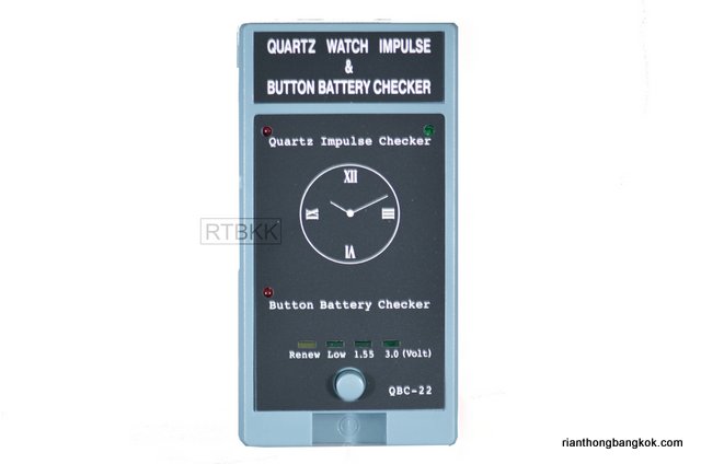 เครื่องเช็คระบบควอทซ์ (quartz) และ ถ่านนาฬิกา QBC-22