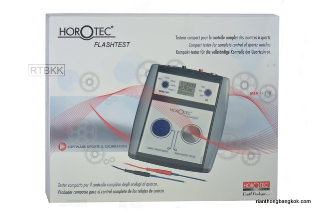 เคริ่องวัดและเครื่องทดสอบต่างๆ - เครื่องเช็คนาฬิกาคว็อตซ์ (Quartz) HOROTEC flash test MSA 19.108 เคริ่องวัดและเครื่องทดสอบต่างๆ - เครื่องเช็คนาฬิกาคว็อตซ์ (Quartz) HOROTEC flash test MSA 19.108