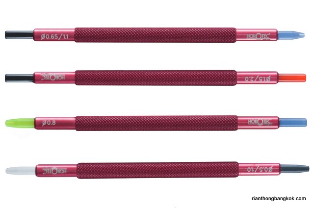 ที่กดเข็มนาฬิกาชุด 4 ชิ้น Horotec MSA 05.020 ที่กดเข็มนาฬิกาชุด 4 ชิ้น Horotec MSA 05.020