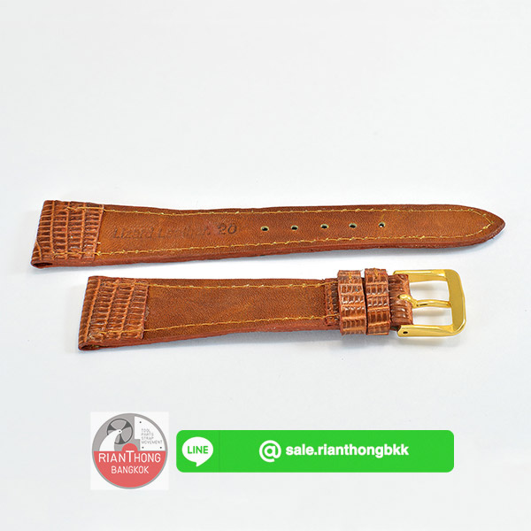 สายหนังตะกวดแท้ Handmade สีน้ำตาล ผลิตในประเทศ สายหนังตะกวดแท้ Handmade สีน้ำตาล ผลิตในประเทศ