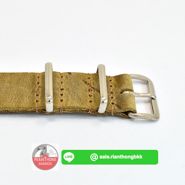 สายนาฬิกาหนังแท้ แบบสอดสาย (NATO G-10) สีวินเทจ สายนาฬิกาหนังแท้ แบบสอดสาย (NATO G-10) สีวินเทจ