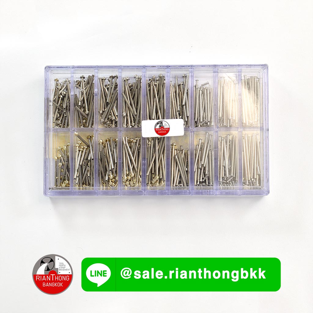 สลักสายนาฬิกา Screw T-Bar แบบขันเกลียวแบบกล่อง สลักสายนาฬิกา Screw T-Bar แบบขันเกลียวแบบกล่อง