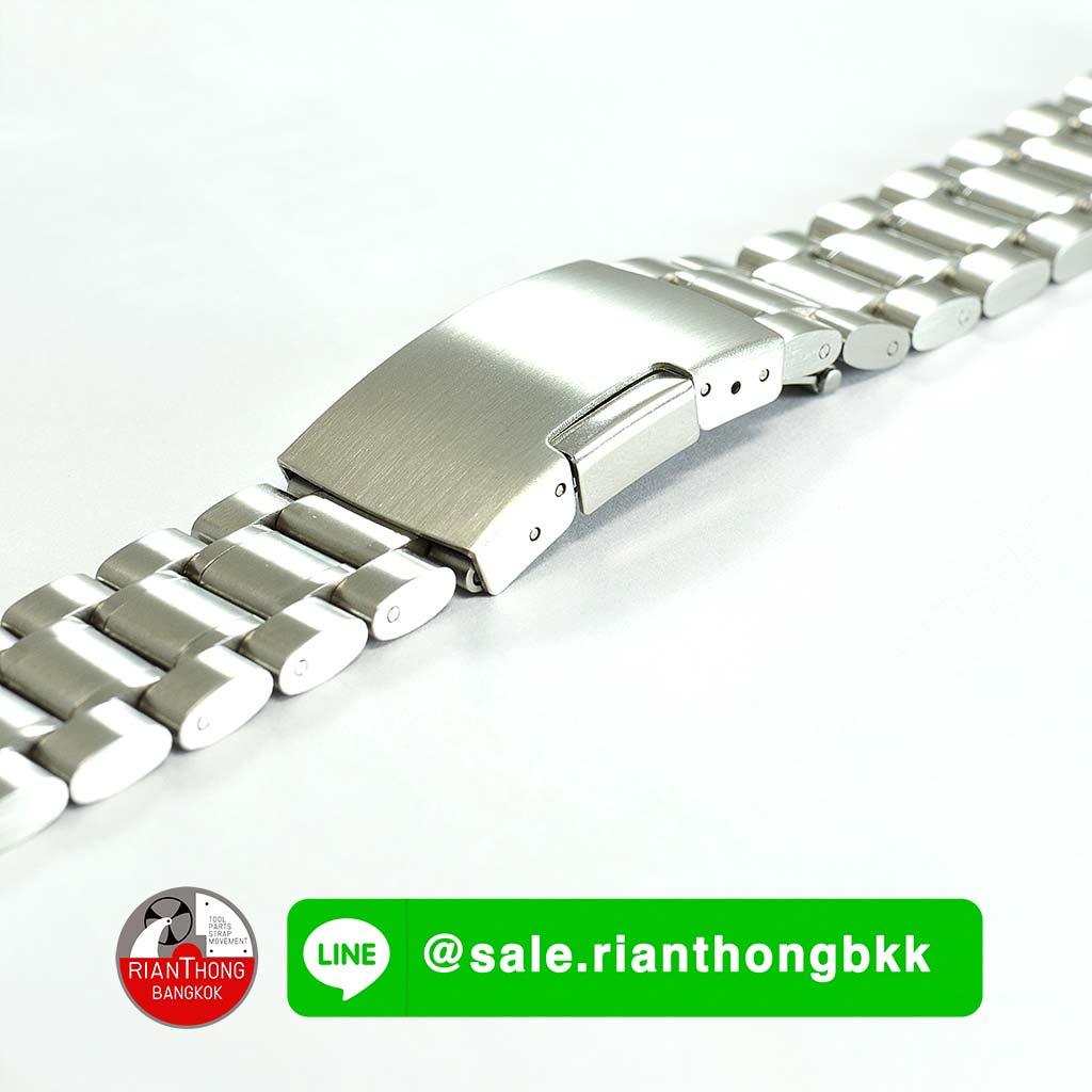สายนาฬิกาสแตนเลส ทรง Moonwatch หัวสายโค้ง สายนาฬิกาสแตนเลส ทรง Moonwatch หัวสายโค้ง