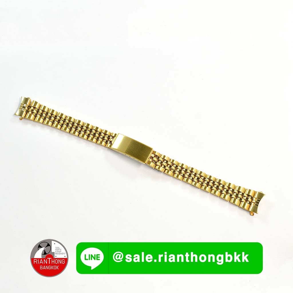 สายนาฬิกาสแตนเลสผู้หญิง สีทอง ทรง lady Jubilee หัวสายโค้ง สายนาฬิกาสแตนเลสผู้หญิง สีทอง ทรง lady Jubilee หัวสายโค้ง