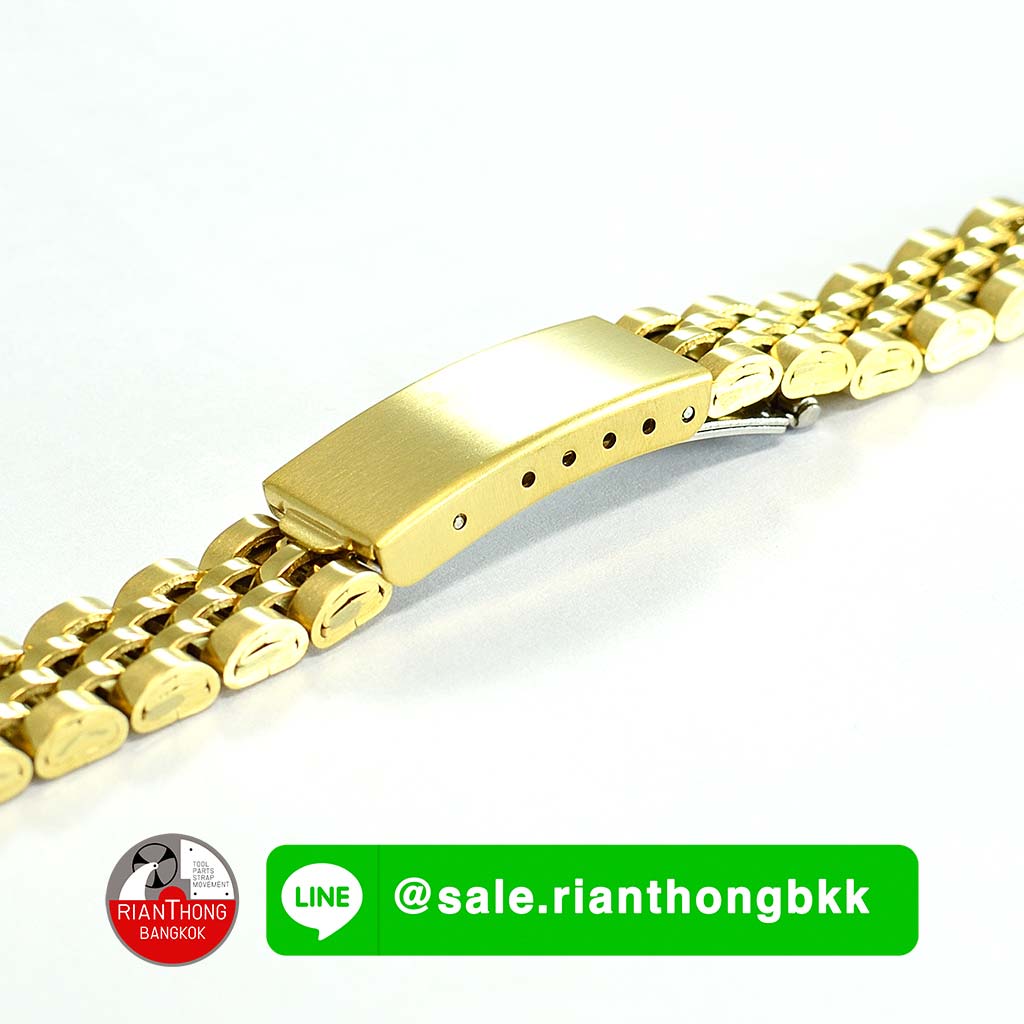 สายนาฬิกาสแตนเลสผู้หญิง สีทอง ทรง lady Jubilee หัวสายโค้ง สายนาฬิกาสแตนเลสผู้หญิง สีทอง ทรง lady Jubilee หัวสายโค้ง