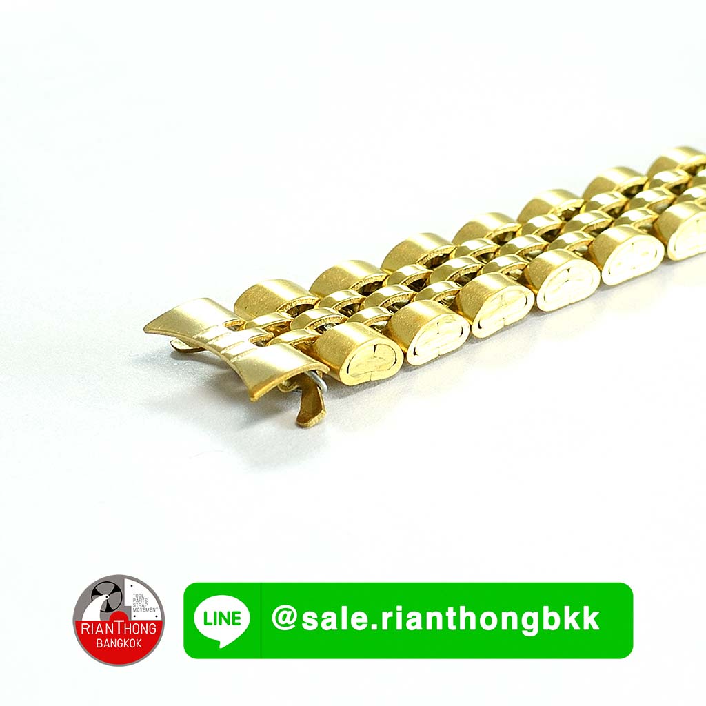 สายนาฬิกาสแตนเลสผู้หญิง สีทอง ทรง lady Jubilee หัวสายโค้ง สายนาฬิกาสแตนเลสผู้หญิง สีทอง ทรง lady Jubilee หัวสายโค้ง