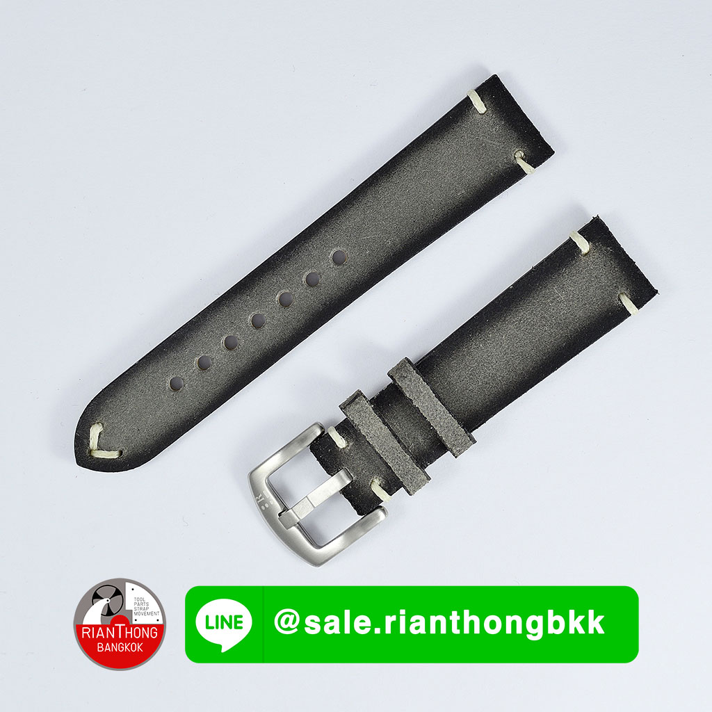 สายนาฬิกาหนังแท้ Romano Italy 18มม. สไตล์ Vintage Two-Tone สายนาฬิกาหนังแท้ Romano Italy 18มม. สไตล์ Vintage Two-Tone