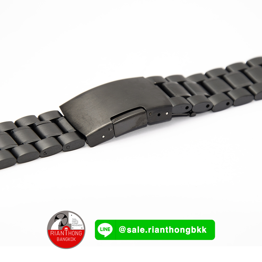 สายนาฬิกาสแตนเลสรมดำ PVD Coating สายนาฬิกาสแตนเลสรมดำ PVD Coating