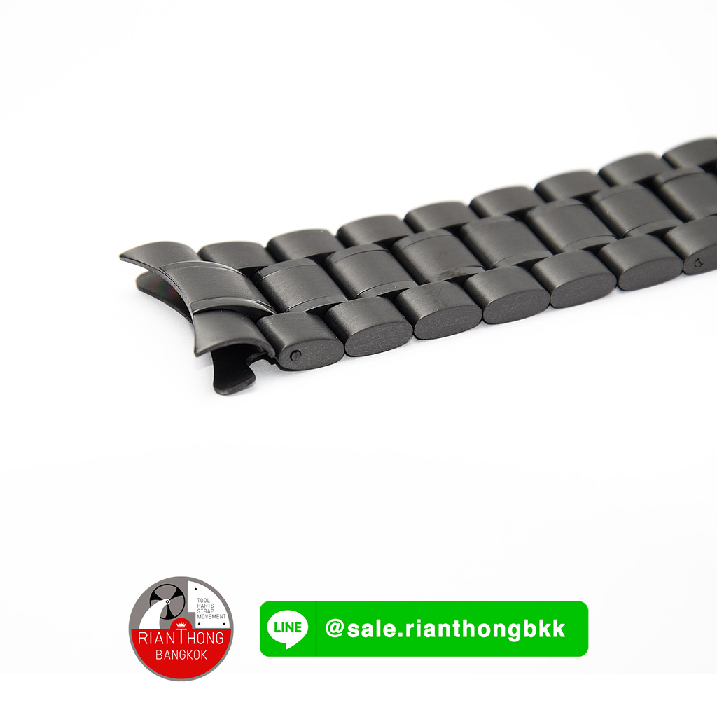 สายนาฬิกาสแตนเลสรมดำ PVD Coating สายนาฬิกาสแตนเลสรมดำ PVD Coating