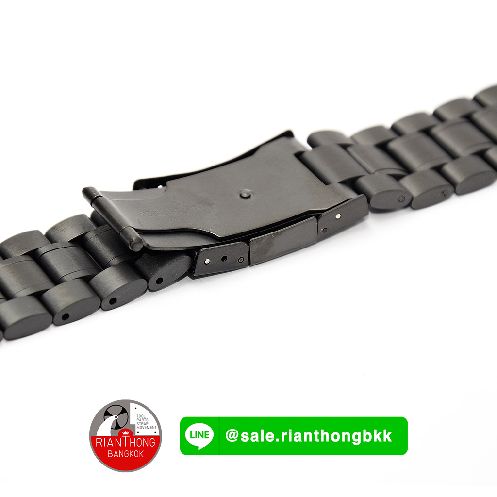 สายนาฬิกาสแตนเลสรมดำ PVD Coating สายนาฬิกาสแตนเลสรมดำ PVD Coating