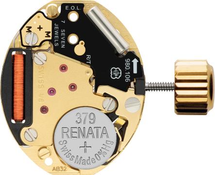 เครื่องควอทซ์สวิตมาตรฐาน แบบสามเข็ม ETA Basic quartz movement 3 hands เครื่องควอทซ์สวิตมาตรฐาน แบบสามเข็ม ETA Basic quartz movement 3 hands