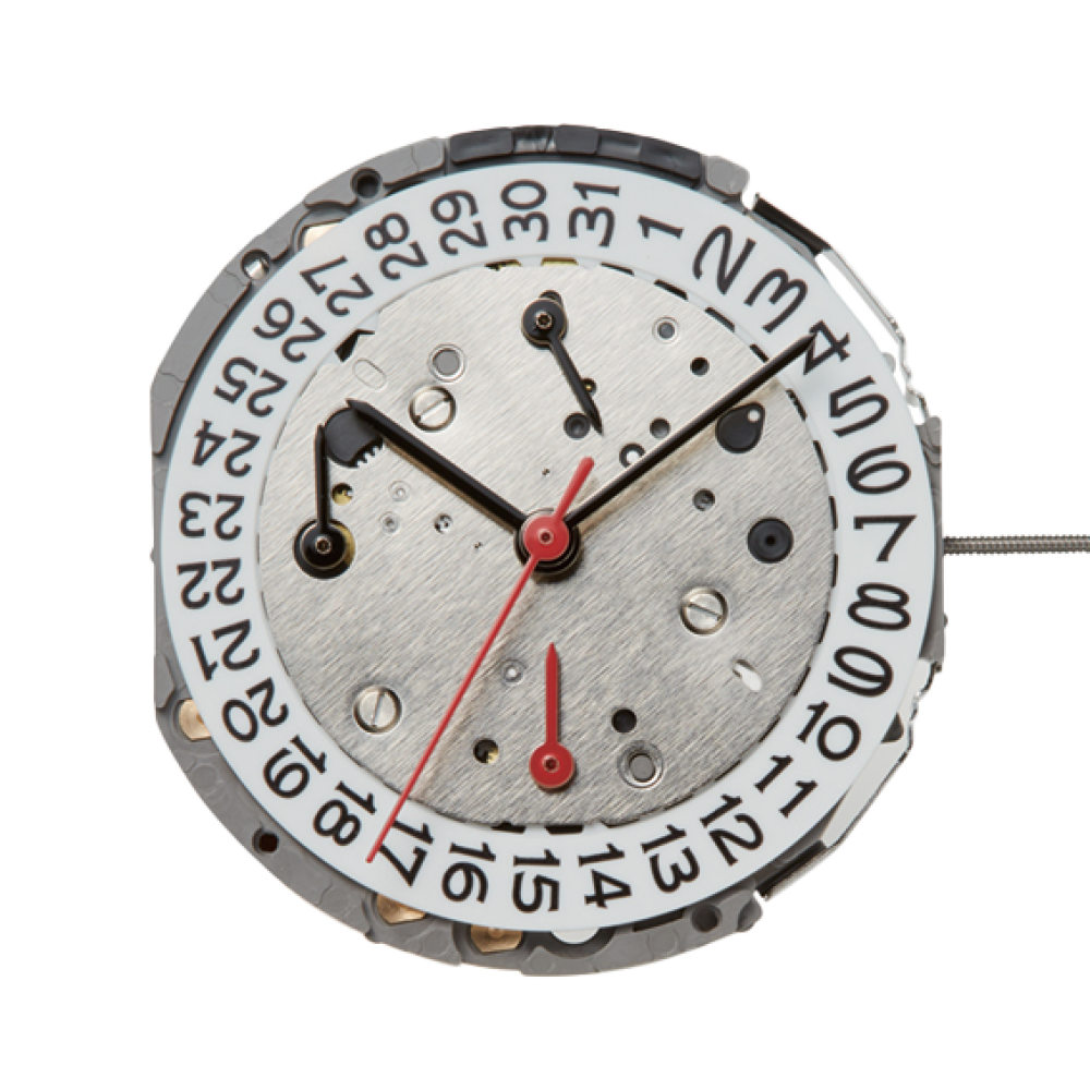 เครื่องนาฬิกาจับเวลาระบบควอทซ์ Miyota Chronograph เครื่องนาฬิกาจับเวลาระบบควอทซ์ Miyota Chronograph